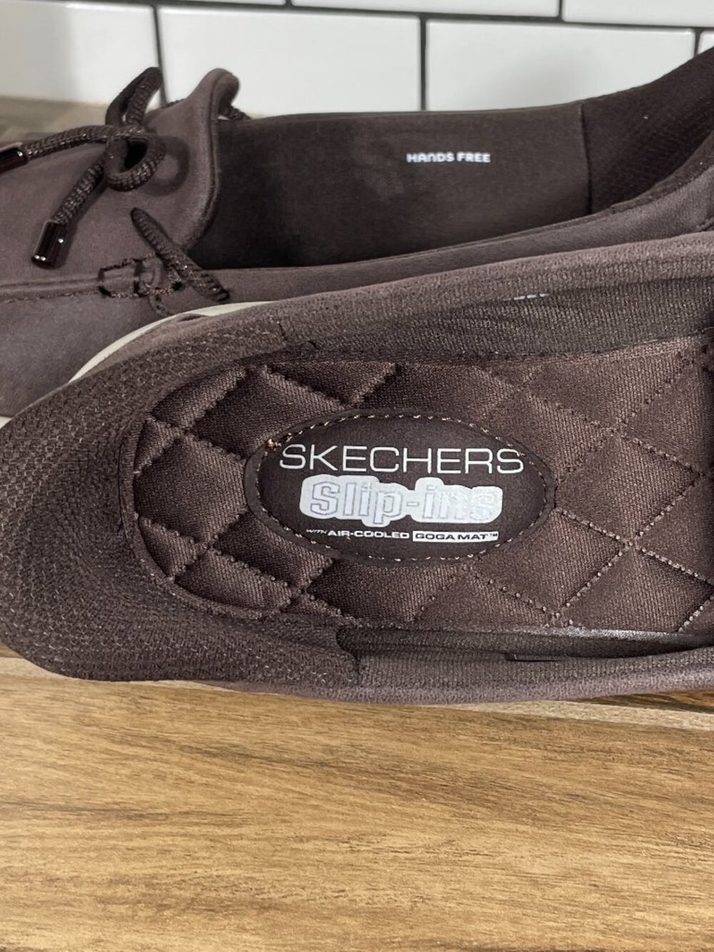 Skechers Slip-ins On The GO Flex Lana Shoes Womens Size 9 Chocolate Hands Free - Picture 10 of 12